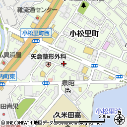 大阪府岸和田市小松里町2180周辺の地図