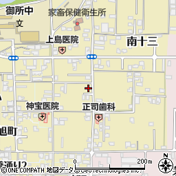奈良県御所市702-8周辺の地図