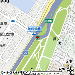 岸和田南出口（下り）周辺の地図
