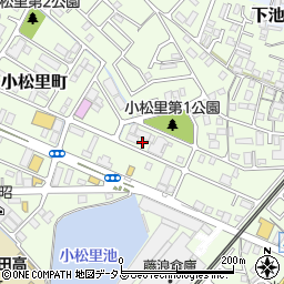 大阪府岸和田市小松里町2267周辺の地図