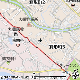 大阪府和泉市箕形町5丁目周辺の地図