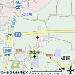 奈良県御所市櫛羅周辺の地図
