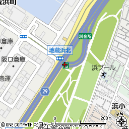 岸和田南入口（上り）周辺の地図
