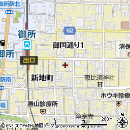 奈良県御所市ＪＲ御所駅前通り123周辺の地図