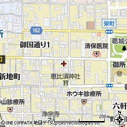 奈良県御所市ＪＲ御所駅前通り115-1周辺の地図