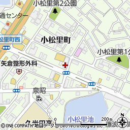 大阪府岸和田市小松里町2310周辺の地図