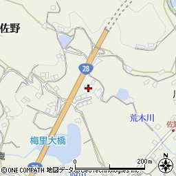 兵庫県淡路市佐野1581周辺の地図