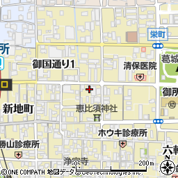 奈良県御所市ＪＲ御所駅前通り115-3周辺の地図