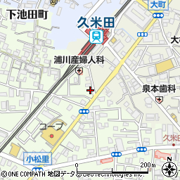 大阪府岸和田市小松里町462周辺の地図