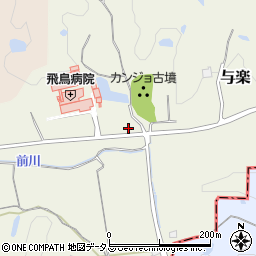 奈良県高市郡高取町与楽1131周辺の地図