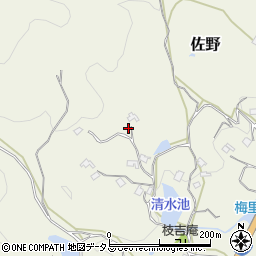 兵庫県淡路市佐野1845周辺の地図