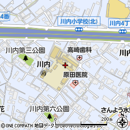 広島市立川内小学校周辺の地図