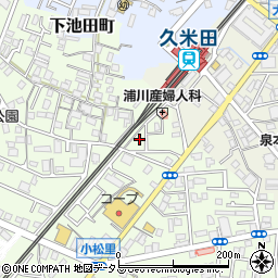 大阪府岸和田市小松里町464周辺の地図