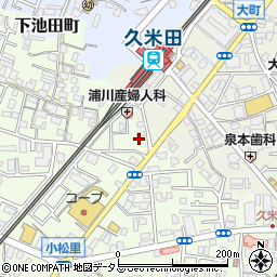 大阪府岸和田市小松里町463周辺の地図