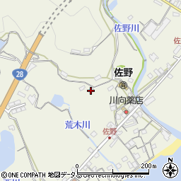 兵庫県淡路市佐野1491周辺の地図