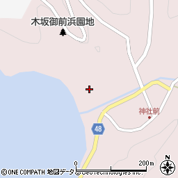 長崎県対馬市峰町木坂14周辺の地図