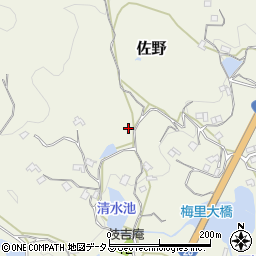 兵庫県淡路市佐野1817周辺の地図