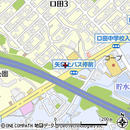 株式会社冨士谷商店　口田サービスステーション周辺の地図