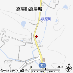 広島県東広島市高屋町高屋堀901周辺の地図