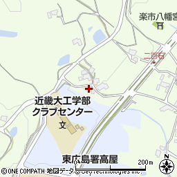 広島県東広島市高屋町杵原2205周辺の地図