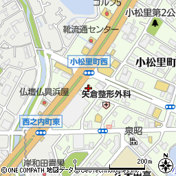 大阪府岸和田市小松里町2165周辺の地図