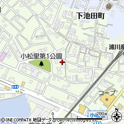 大阪府岸和田市小松里町252周辺の地図