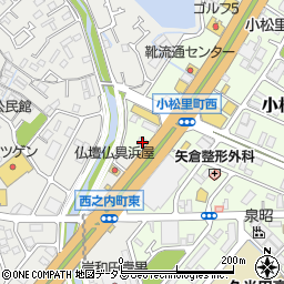 大阪府岸和田市小松里町2522周辺の地図
