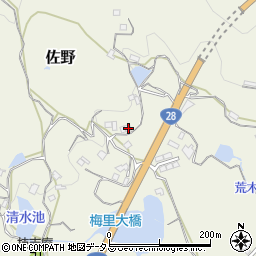 兵庫県淡路市佐野1623周辺の地図