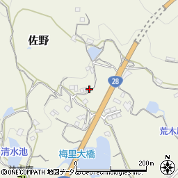 兵庫県淡路市佐野1624周辺の地図