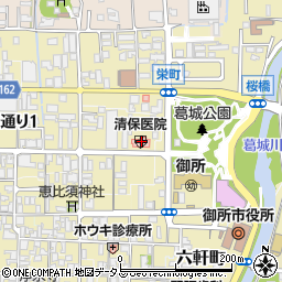 奈良県御所市98周辺の地図