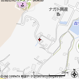 広島県東広島市志和町冠223周辺の地図