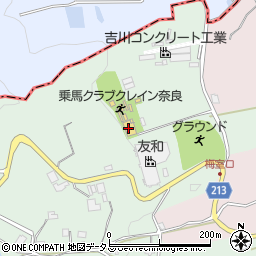 乗馬クラブクレイン奈良周辺の地図