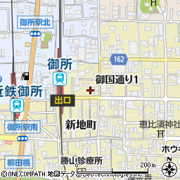 奈良県御所市ＪＲ御所駅前通り158周辺の地図