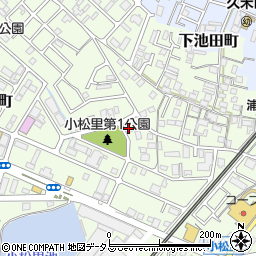大阪府岸和田市小松里町2245周辺の地図