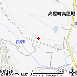 広島県東広島市高屋町高屋堀1845周辺の地図