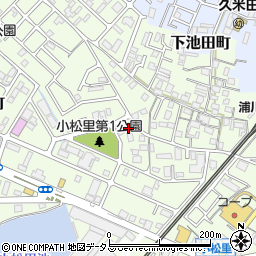 大阪府岸和田市小松里町2246周辺の地図