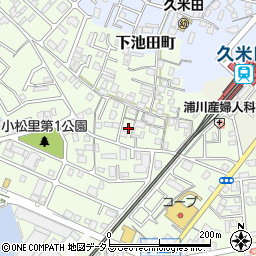 大阪府岸和田市小松里町494周辺の地図