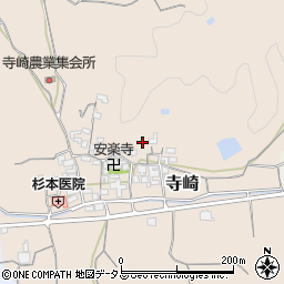 奈良県高市郡高取町寺崎周辺の地図