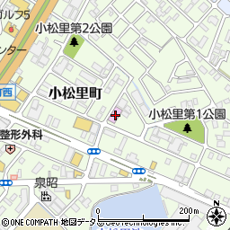 大阪府岸和田市小松里町2282周辺の地図