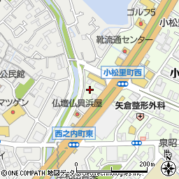 大阪府岸和田市小松里町2525周辺の地図