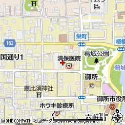 奈良県御所市ＪＲ御所駅前通り95周辺の地図