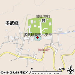 多武峰観光ホテル周辺の地図