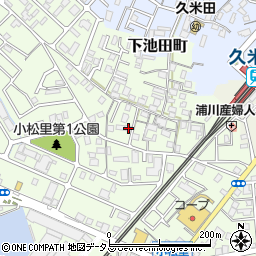 大阪府岸和田市小松里町496周辺の地図