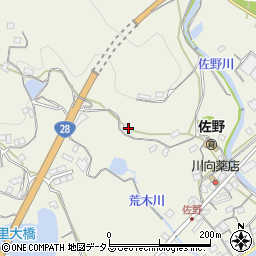 兵庫県淡路市佐野1444周辺の地図