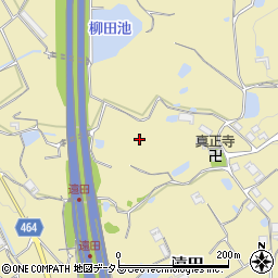 兵庫県淡路市遠田周辺の地図