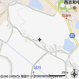 広島県東広島市志和町冠1111周辺の地図