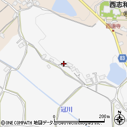 広島県東広島市志和町冠1110周辺の地図