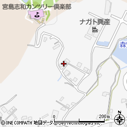 広島県東広島市志和町冠222周辺の地図