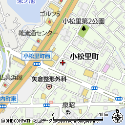 大阪府岸和田市小松里町2323周辺の地図