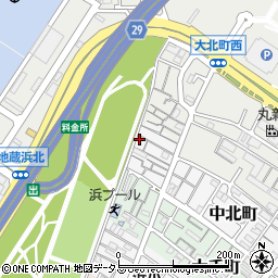 大阪府岸和田市中北町15-8周辺の地図